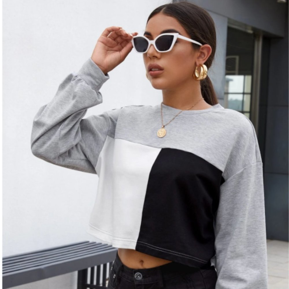 NWOT - Colorblock Pullover